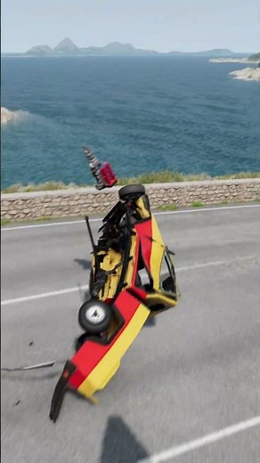 Realistic Car Cliff Drops & Jumps #0 - Extreme Crashes | BeamNG.Drive