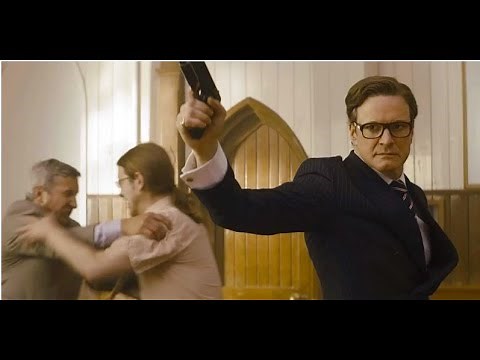 Kingsman The Secret Service - Church Fight | CRAZIEST Fight Scene In History | HD