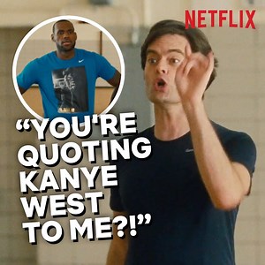 1.8M views · 16K reactions | Maybe the only way to get a point across is by LeBron James quoting Kanye West at you. Trainwreck is now streaming. | Netflix | Facebook