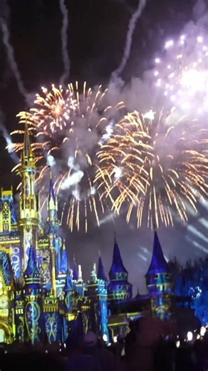tinker bell flying over magic kingdom 🧚✨