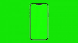 Smooth cell phone animation on green screen high resolution 4K 3840x2160 with frame rate of 60 FPS.