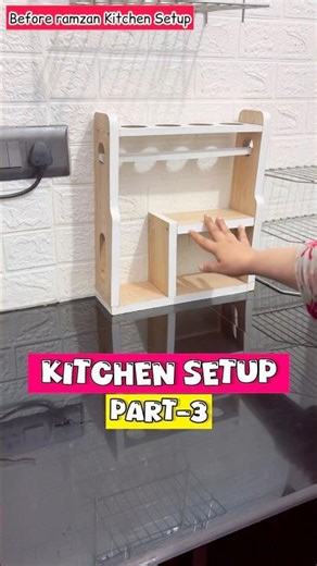 Non modular Kitchen Setup Idea ❤️ #kitchendesign #nonmodularkitchen #meeshofinds part-3