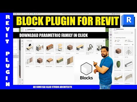 BLOCK plugin for Revit II Download Parametric family in a click