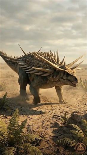 The Dinosaur with Spiked Ribs 🦴🗡️#shorts