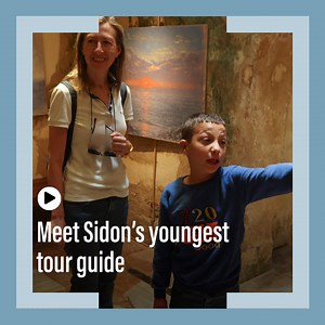 8.3K views · 323 reactions | Meet the youngest tour guide in the historic Lebanese city of Sidon | The National | Facebook