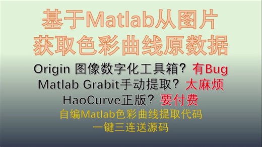 Matlab图片曲线数据自动提取