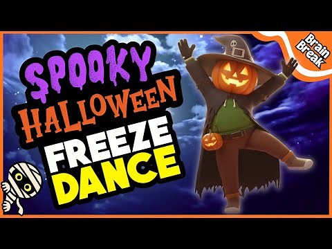 🎃 Spooky Halloween Freeze Dance | Brain Break for Kids | Just Dance | Danny Go Noodle 👻