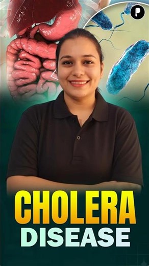 Cholera Disease Explained🦠 | One Minute Disease Series #Biology #Science