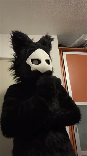 ¿Can I have my headpats now please? #furry #fursuit #purochanged #furros