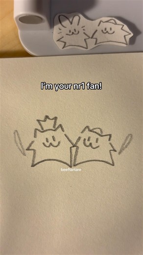 I’m your nr1 fan! BGM Lovers’ Carvings by Bibio 2009 #fyp #cute #silly #pencil #youandme