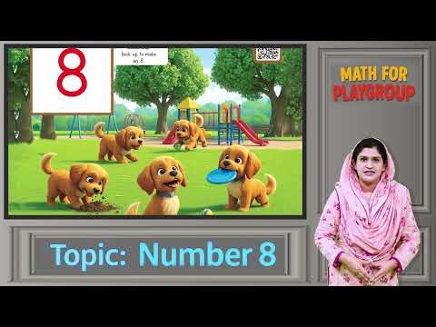Number 8 for Parents | Teach Number 8 at Home | Easy Learning for 3-Year-Old Kids