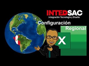 EXCEL CONFIGURACION REGIONAL | INTEDSAC