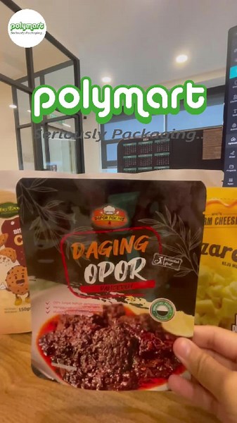 Retort pouch custom printing bermutu tinggi untuk produk anda! 🌈 Dengan Polymart Packaging, kami bantu anda mencipta kemasan yang unik dan menarik. 🛍️ #rte #readytoeat #retortpouch #custompackaging #polymartpackaging #makanan #produklokal #polymartpackaging #flexiblepackaging #retortprinting #retortpackaging