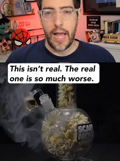 Hey, remember that viral Scary Movie popcorn bucket? It's not real. (Sources: Variety, RottenTomatoes, USA Today, The Direct, Cinemablend) #scarymovie #scarymovie6 #wayansbrothers #comedy #movies #popcornbucket