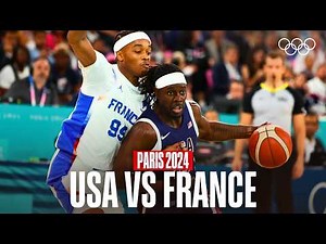 USA's Golden Glory vs France 🏀🥇 | Men’s Basketball Gold Medal Game | Paris 2024