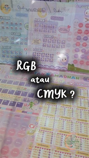 Chacha | IRT Ngulik Canva on Instagram: "‼️ Harusnya nyoba bandingin dari dulu yaa 🤭🤭. Biasa selalu save file PDF pake format CMYK. Ternyata Format RGB lebih cocok untuk Printer yang aku pake, aku pake Canon G3730 btw. Mulai sekarang fix beralih ke RGB ah. Hasilnya mungkin berbeda sesuai Printer yang dipake yaa, jadi yuk Bunda cobain di printer masing-masing yaa. Tapi vote dong, Bunda sendiri lebih suka hasil cetak RGB atau CMYK?"