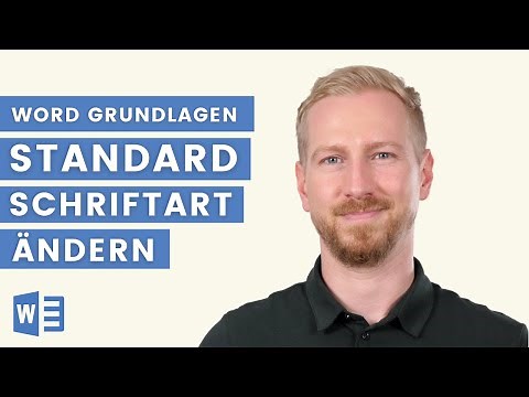 Schriftart und Schriftgröße in Word für die Standard-Vorlage ändern