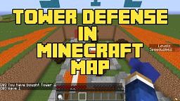 Tower Defense in Minecraft Minecraft Map