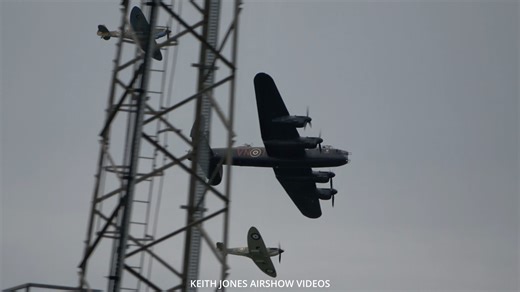 45K views · 2.6K reactions | EPIC formation of BRITISH FLYING HISTORY  - The VENERABLE Lancaster and Spitfire | Keith Jones Airshow Videos | Facebook