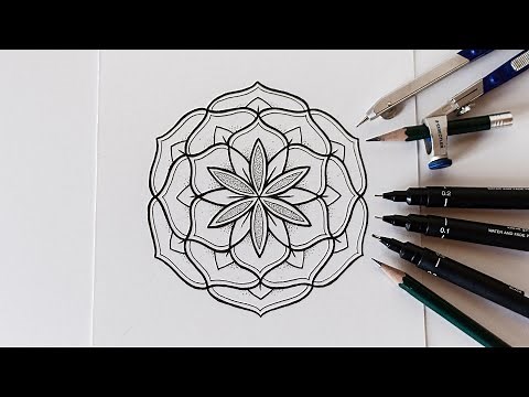 Step by Step Mandala Art Tutorial
