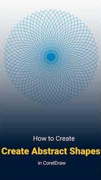 How to Create Abstract Shapes in CorelDRAW Easy Graphics Short Tutorial