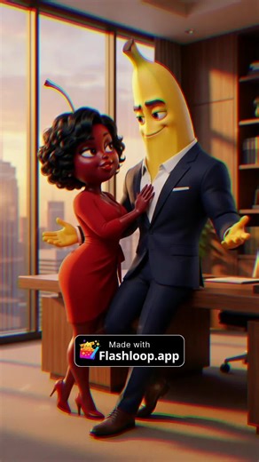 Banana boss part 1 #flashvam #aifruitdramaseries #fruitstory #fruitanimation #viral