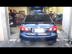 BLP - 2005 Toyota Corolla XRS Turbo 2ZZ-GE Dyno Video 2