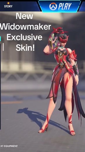 New Widowmaker Exclusive skin! #overwatch #overwatch2 #widowmaker #unreleased