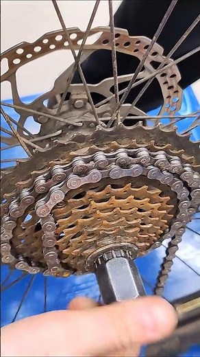 That moment when removing a bike cassette is not so easy.