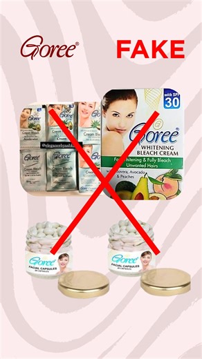 🚨 ALERT 🚨 Fake Goree products are circulating in the market. These are NOT made by us and may contain dangerous chemicals that can seriously harm your skin. Your skin is not worth the risk. | Goree Cosmetics