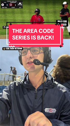 The area code series is back! #playbyplay #capecodbaseball #ccbl #collegebaseball #capecod