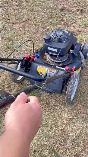 Something's Terribly Wrong With This Mower #shorts #mower