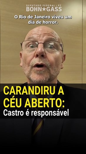 277K views · 6.2K reactions | Horror no Rio ⚫️ Uma operação desastrosa do governo Cláudio Castro (PL) deixou dezenas de jovens mortos — mais uma tragédia marcada pela violência e pela falta de planejamento. Enquanto o governo Lula combate o crime com inteligência, o Rio revive um Carandiru a céu aberto. É urgente aprovar a PEC da Segurança. | Elvino Bohn Gass | Facebook