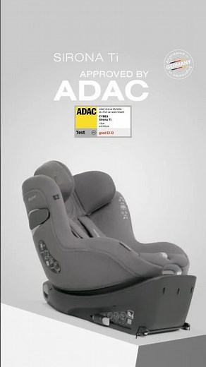 Approved by ADAC. Tested by CYBEX.