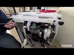 Maytag dishwasher F9E1 error repair. Intermittent draining error. Sump motor grinder cleaning