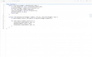 小白刷题之Permutations全排列交换法实现