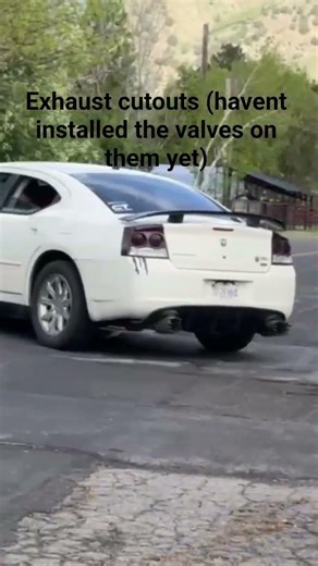 2008 Charger rt catless exhaust dump open headers cutouts cold start drive-by