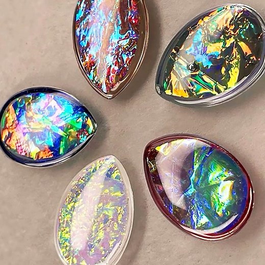 Resin Opals - how to mimic 5 types of this gem - #Shorts #resin #resinjewelry #jewelrymaking #opal