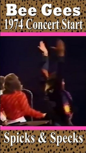 Bee Gees Concert Start “Spicks & Specks” 1974 Australia