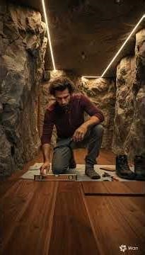 I Built My Home INSIDE a Cliff Face — Only Glass Wall Visible 🏔️