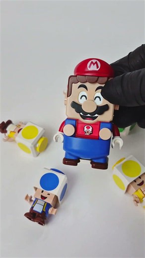 Lego supermario power up toad #supermario #nintendo #nintendogame #mario #lego #mario #shorts