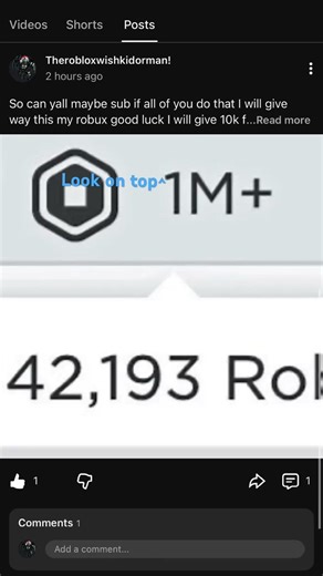 Free Robux only if you do this