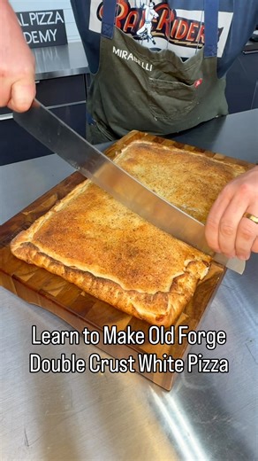 65K views · 429 reactions | Learn to make Old Forge Double Crust White Pizza in the Virtual Pizza Academy! Save 30% with code LABOR30. This has been our most requested new course so we’re having our biggest sale ever! #oldforge #whitepizza #oldforgepa #pizzarecipe #virtualpizzaacademy #tray | NEPA Pizza Review | Facebook