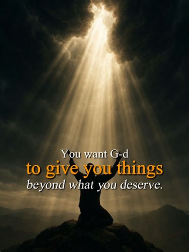Adopt a family → Rivnitz.com/Purim Does the poor man on the street deserve your money? Honestly, maybe not. He may have made bad choices. And you know it. But this week you're going to walk up to G-d and ask for things you didn't earn either. A deal to close. A body that stays healthy. Children that turn out okay. You want grace. You want the hand that opens not because you were perfect but because He's generous. So the moment you stand over someone calculating whether he deserves your help, you