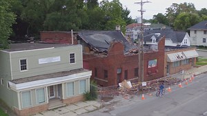 City approves emergency demolition of building damaged in Wednesday's storm