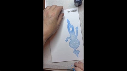 Sketch Video on "The Mummy" comic Issue #1 by Image Comics. Blank Variant (sketch cover). Sped up video of my first blank variant cover sketch with ink wash. I drew this for my friend Keith back in August. He used to run Keith's Komix I decided to draw the mummy on the front. I used to love Marvel Comics "The Living Mummy" from Supernatural Thrillers. So I had to go with the color yellow for the vintage aspect. I recently read "8 Billion Genies" and had an idea. What if this persons wish was to 