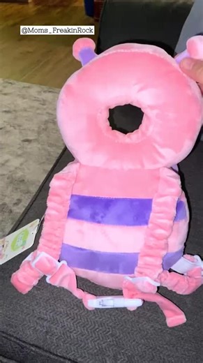 Baby Head Protector Backpack | First Steps Safety | Crawling & Walking Toddlers | Mom No Worry