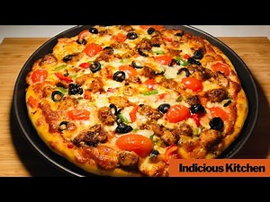 Chicken Pizza Recipe | Pizza | Non-veg Pizza | Indicious Kitchen