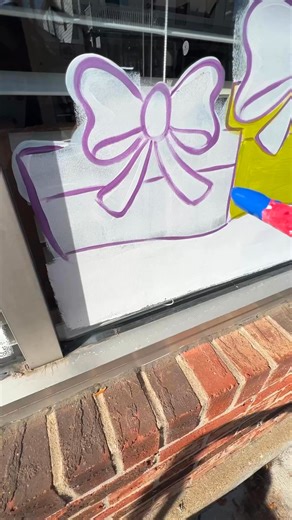 34 reactions · 4 comments | Painting some Holiday cheer in Springboro ❤️❤️ #windowpainting #localbusiness #localartists #springboroohio | Amanda Smith | Facebook