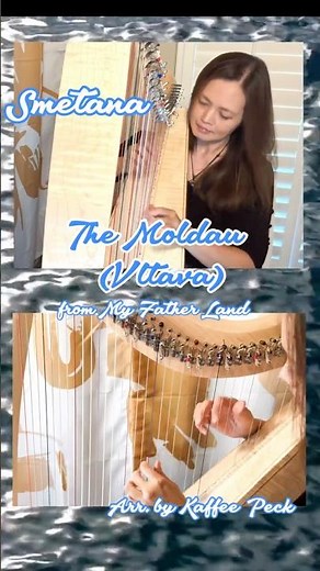 The Moldau – Smetana | Harp Solo #shorts